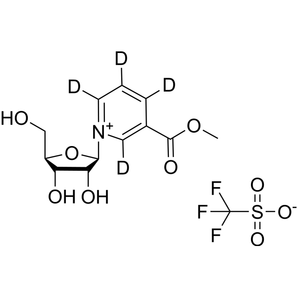 Nicotinic acid riboside methyl ester-d4 (triflate)
